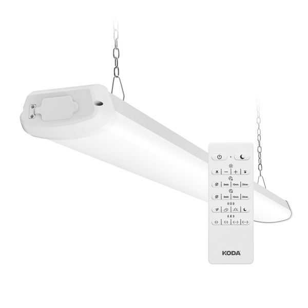 Koda - KODA 46" Slim LED Linkable Shop Light with Motion Sensor and Remote