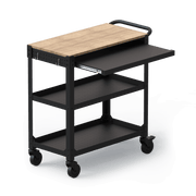 KODA 3 Shelf Utility Cart with Pull-Out Tray