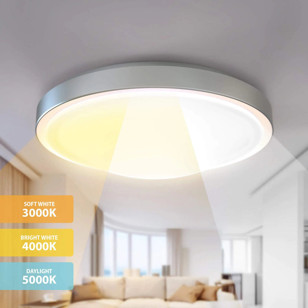 Koda - KODA 15" Glass LED Ceiling Light with Flush Mount