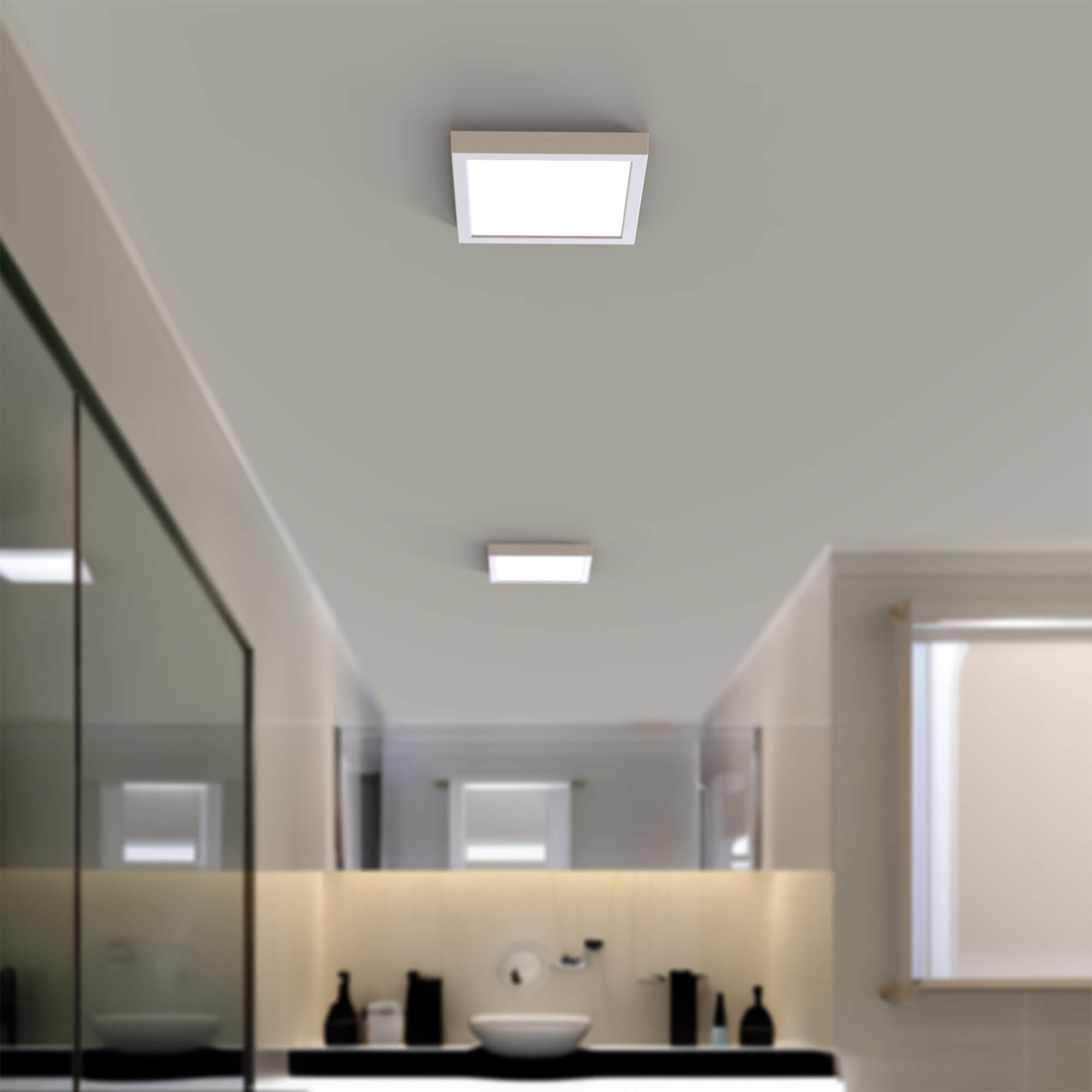 KODA Pro Series 6" Square LED Ceiling Light with Adjustable White Color (2-pack)