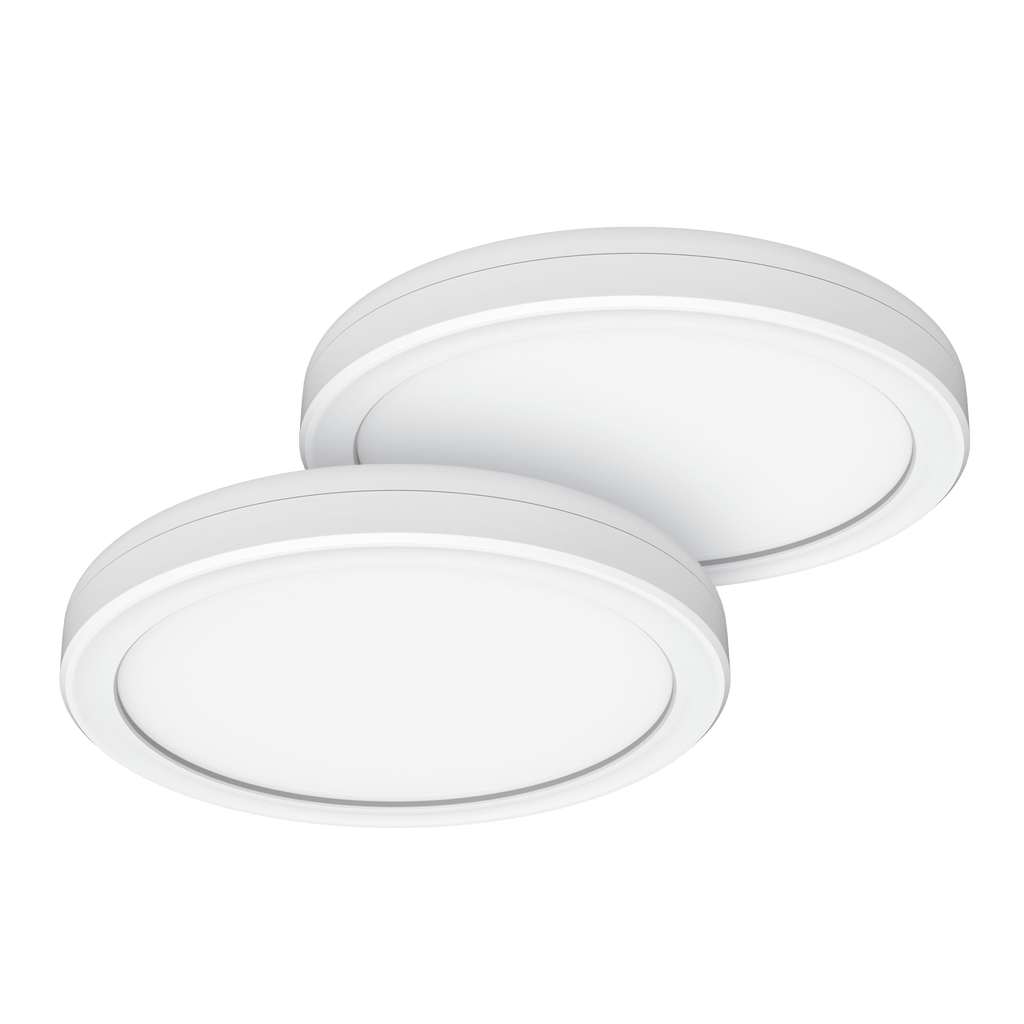 KODA 7.5" Round LED Ceiling (2-Pack) with Adjustable White