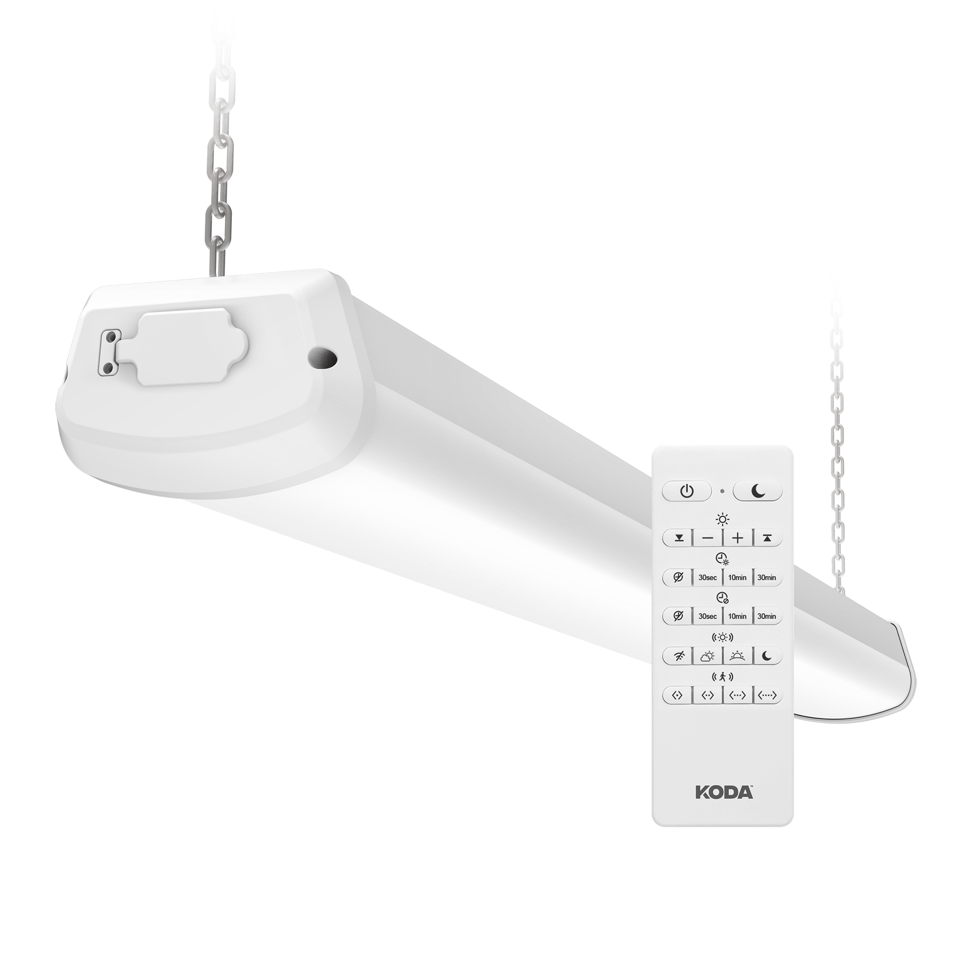 Koda - KODA 46" LED Linkable Shop Light with Motion Sensor and Remote