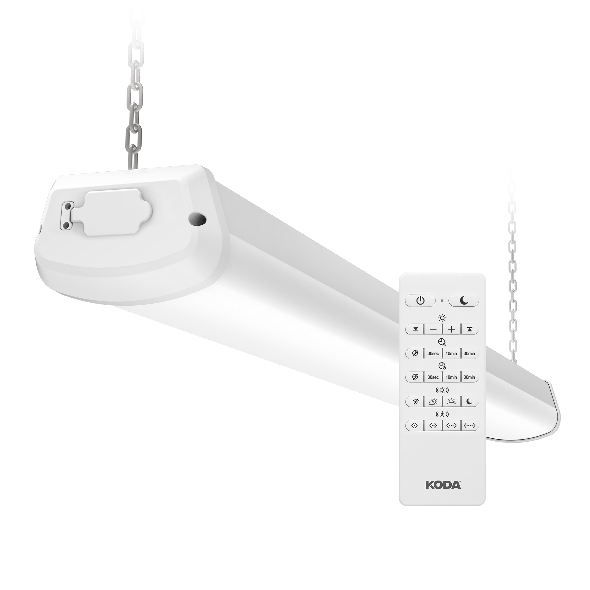 Koda - KODA 46" LED Linkable Shop Light with Motion Sensor and Remote