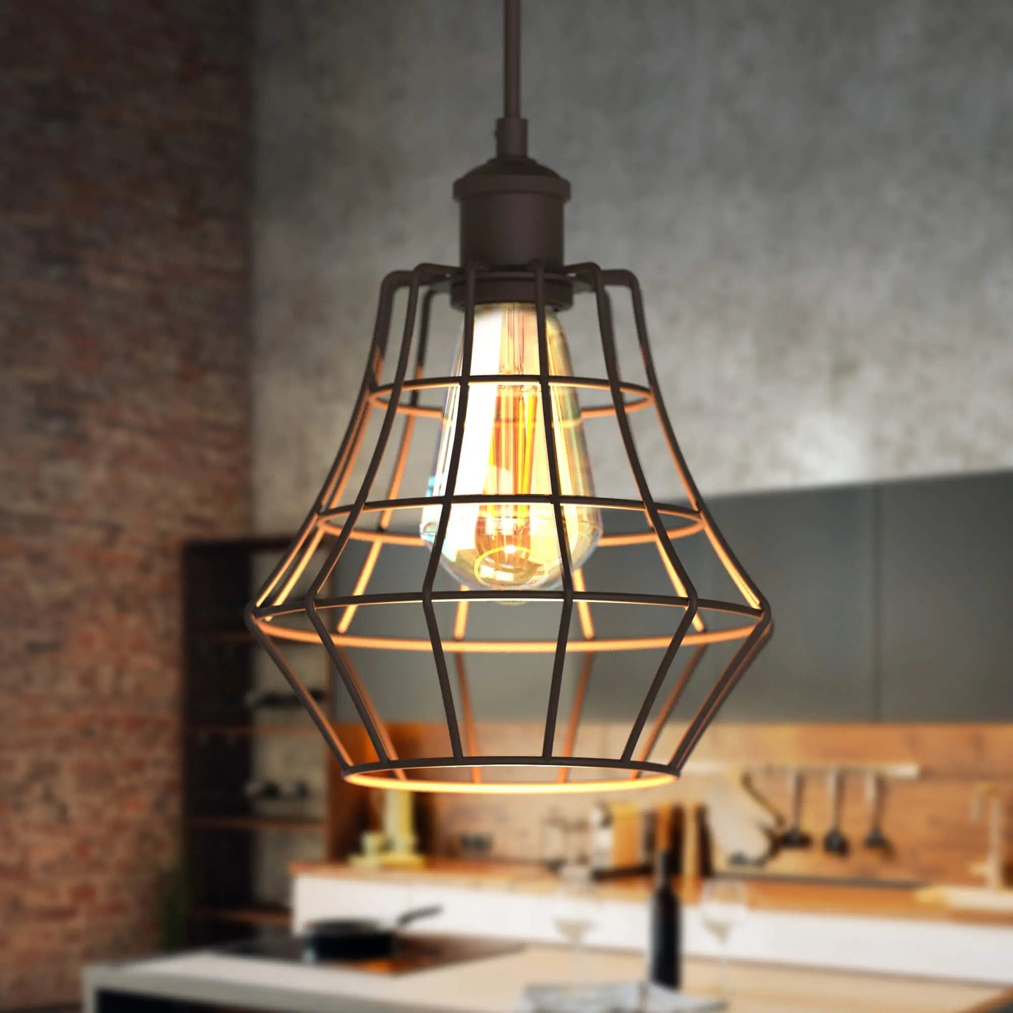 Koda - KODA Farmer Single LED Pendant Light