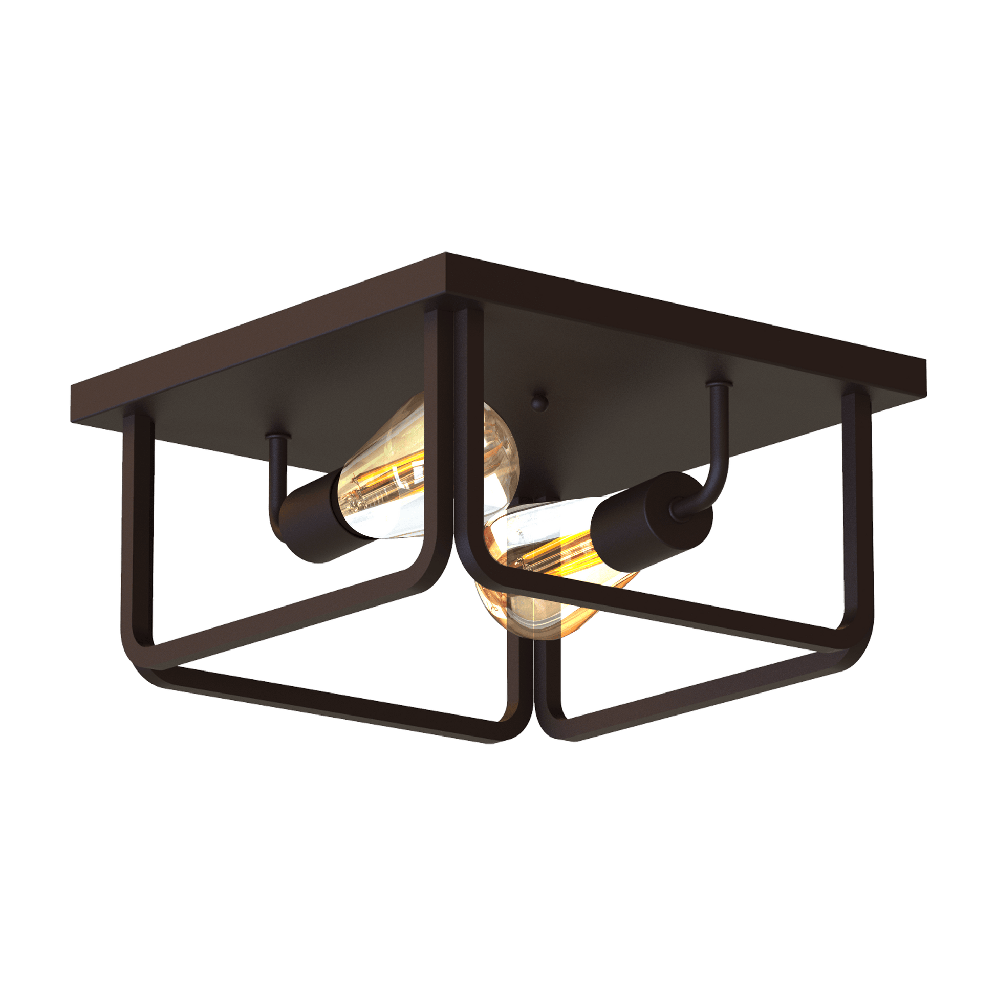 Koda - KODA Fulton Essential 2-Light Flush Ceiling Light