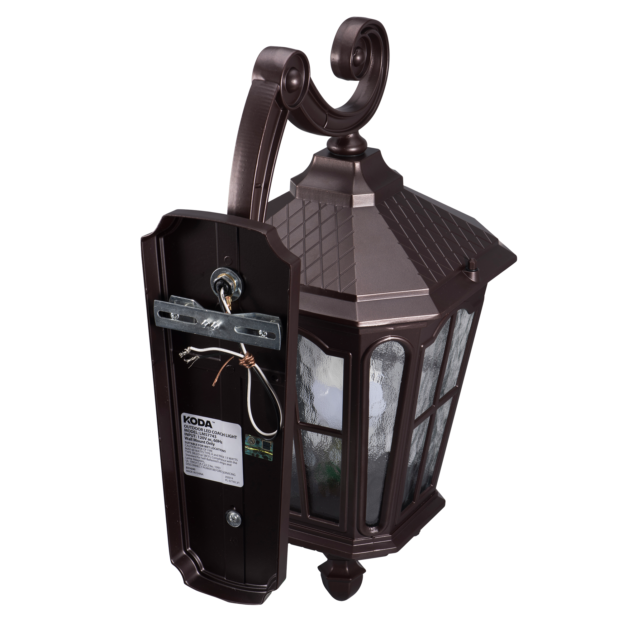 Koda - KODA Outdoor 19” LED Wall Lantern