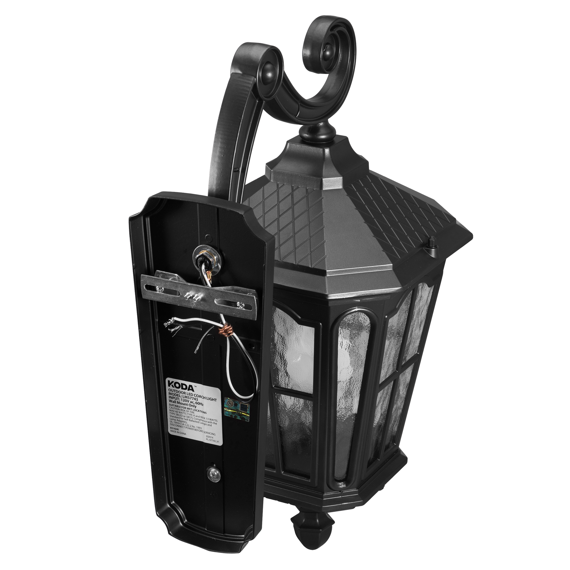 Koda - KODA Outdoor 19” LED Wall Lantern