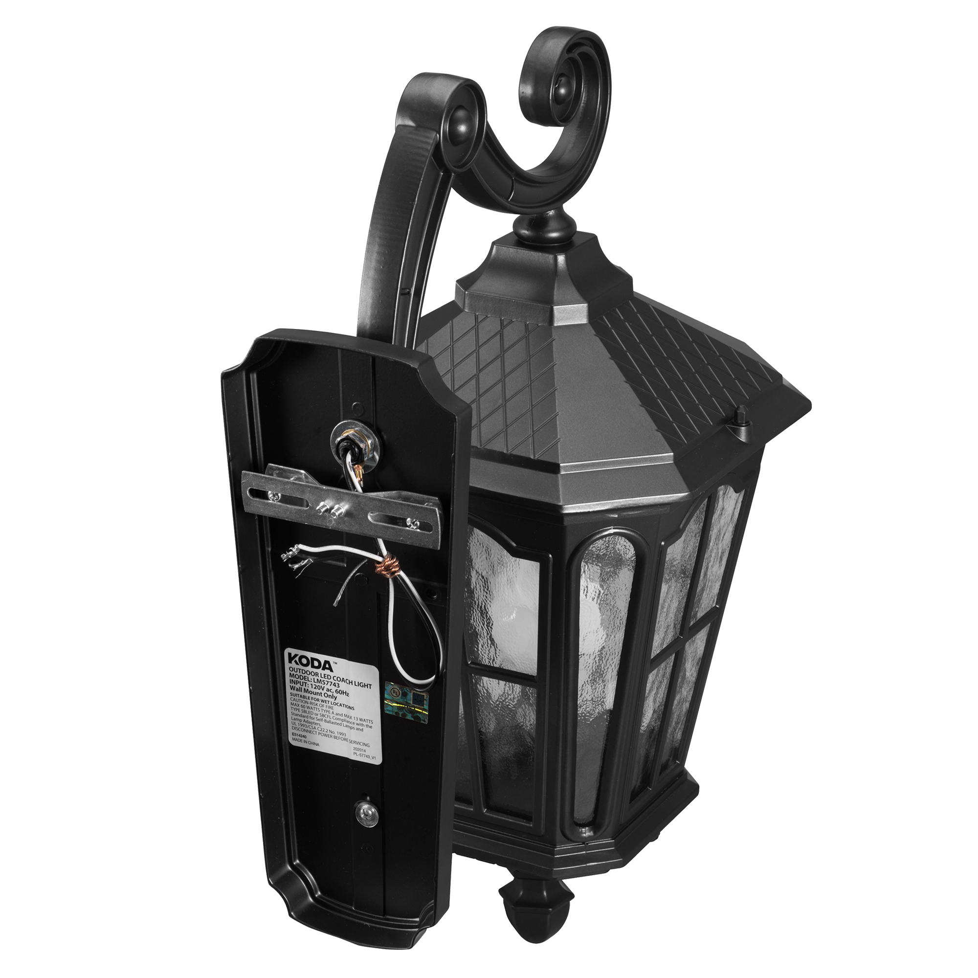 Koda - KODA Outdoor 19” LED Wall Lantern